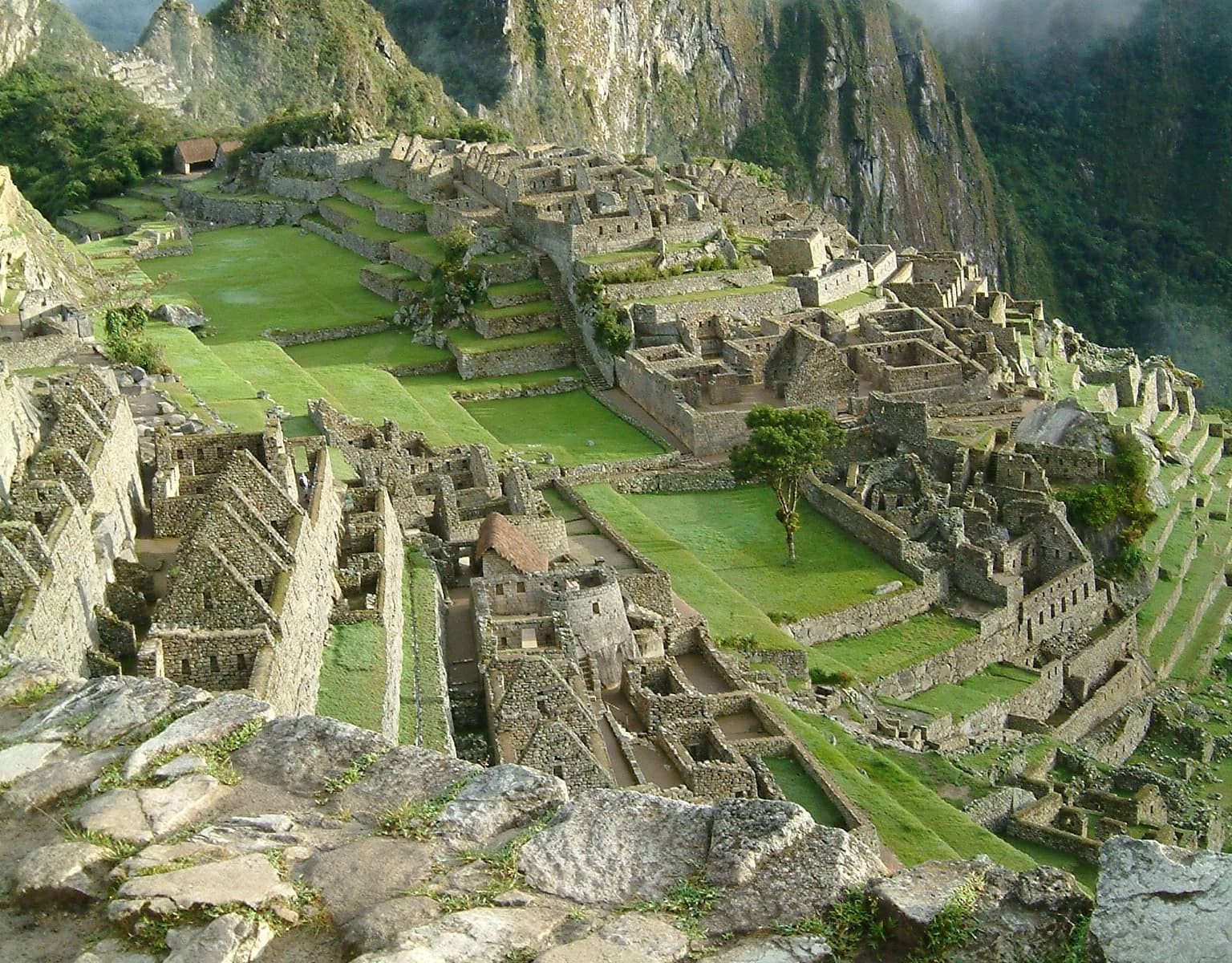 Ciudadela inca de Machu Picchu en Cusco