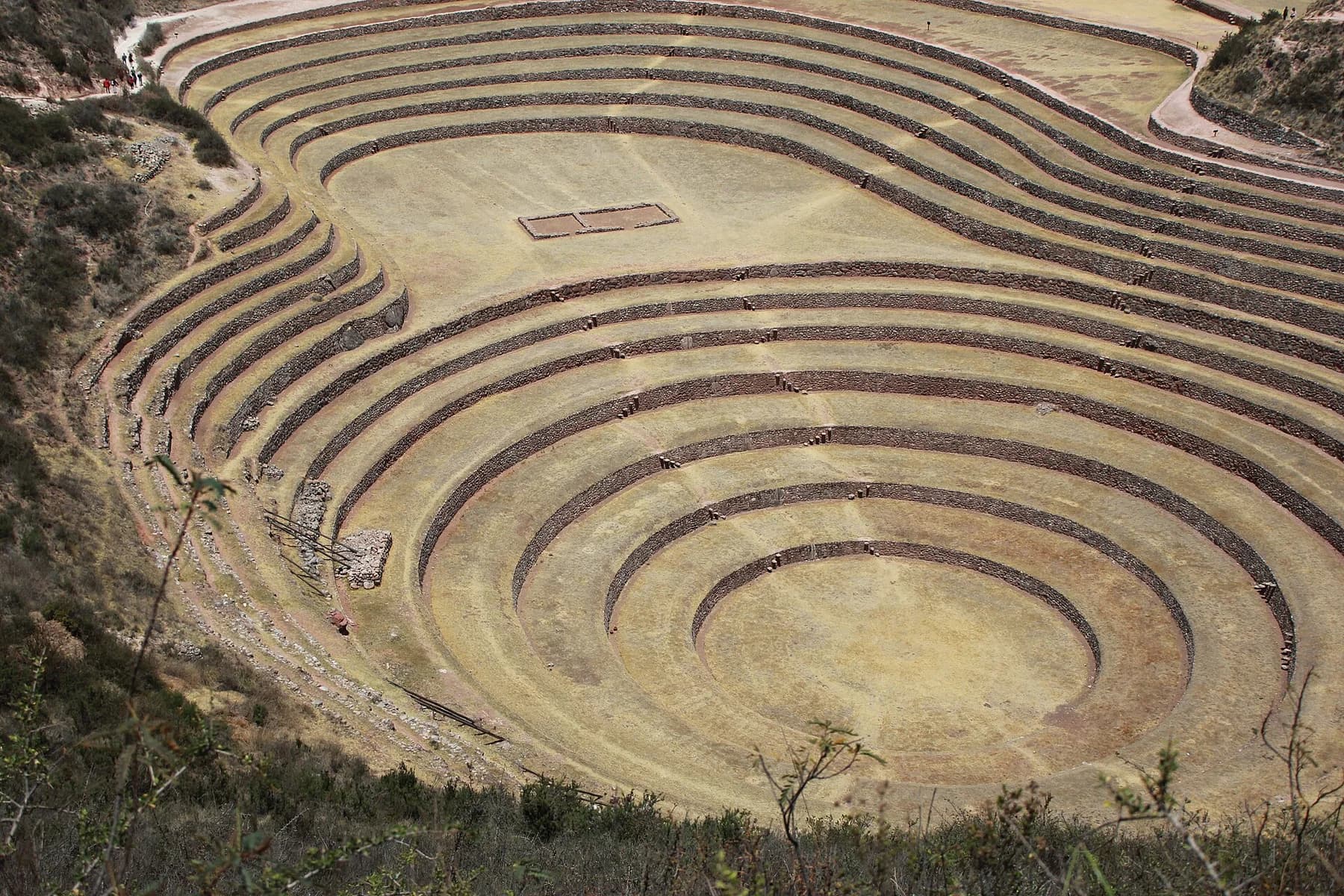 Terrazas circulares de Moray durante la ruta en cuatrimoto