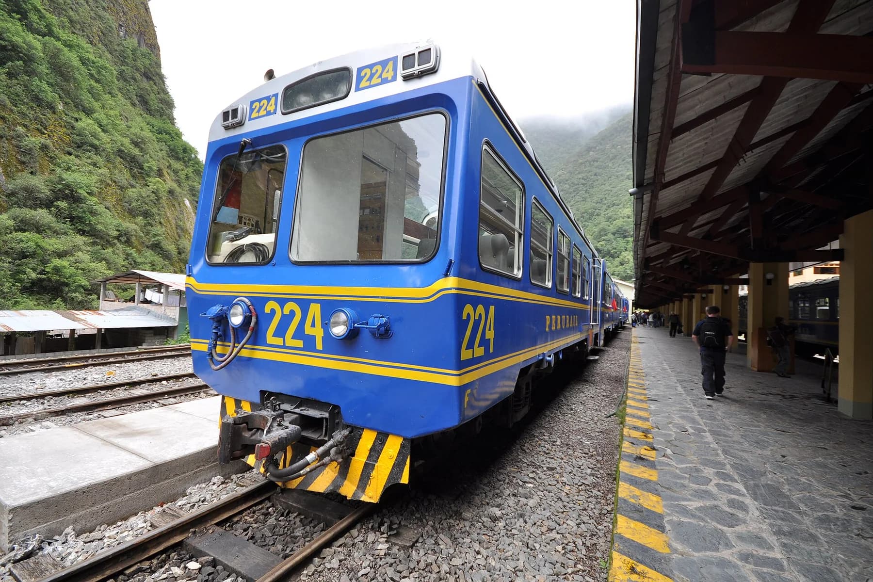 Tren hacia Aguas Calientes para visitar Machu Picchu